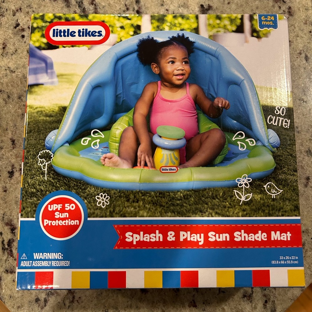 Little Tikes Blue and Green Sun Shade Play Mat